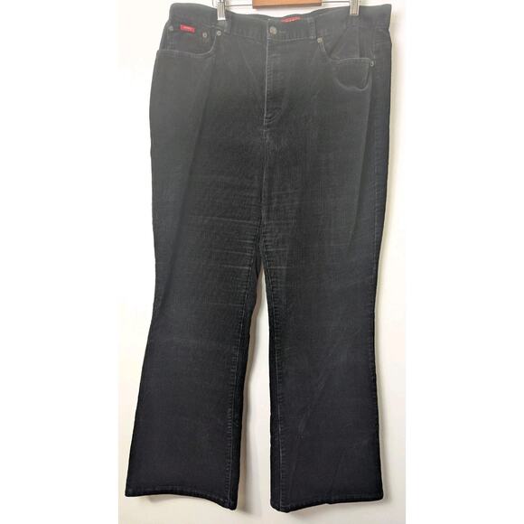 Chaps Denim Corduroy Pants Trousers Women's Size 14 Stretch 30.5" Inseam - Picture 1 of 9